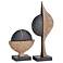 Arteriors Flojo Sculptures, Set of 2 Black