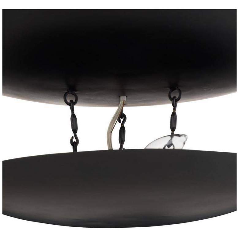 Image 7 Arteriors Florko Chandelier 31" Blackened Iron more views