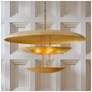 1_Arteriors Florko Grand Chandelier 42" Gold Leaf