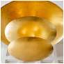 Arteriors Florko Grand Chandelier 42" Gold Leaf