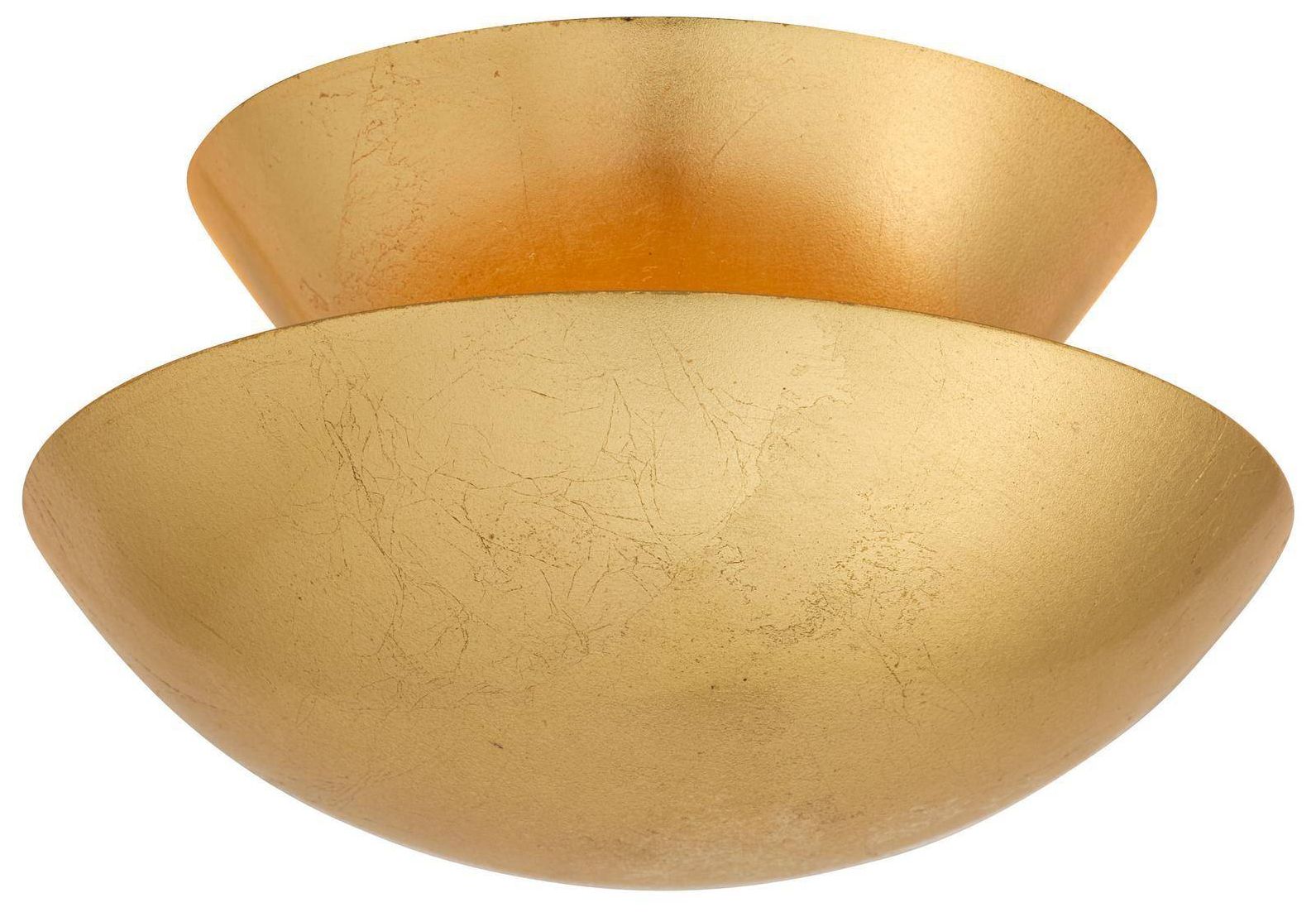 Image 2 Arteriors Florko Mini Flush Mount 6" Gold Leaf