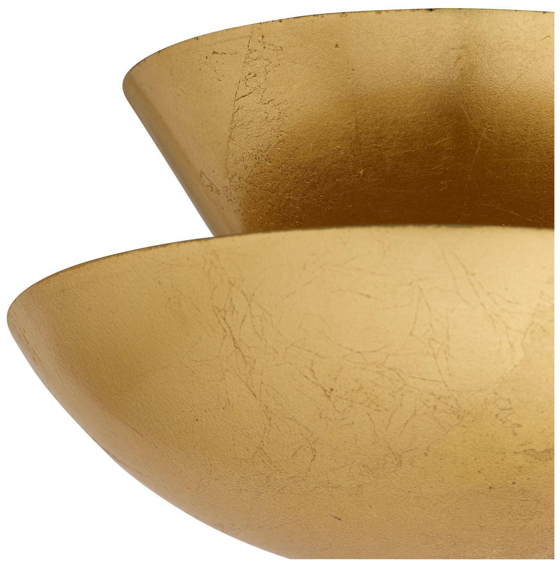 Image 4 Arteriors Florko Mini Flush Mount 6" Gold Leaf more views