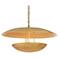 Arteriors Florko Small Iron Chandelier 24.5" Gold Leaf