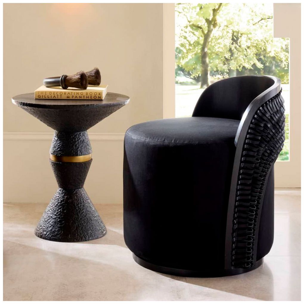 Image 6 Arteriors  Floyd End Table Blackened Bronze more views