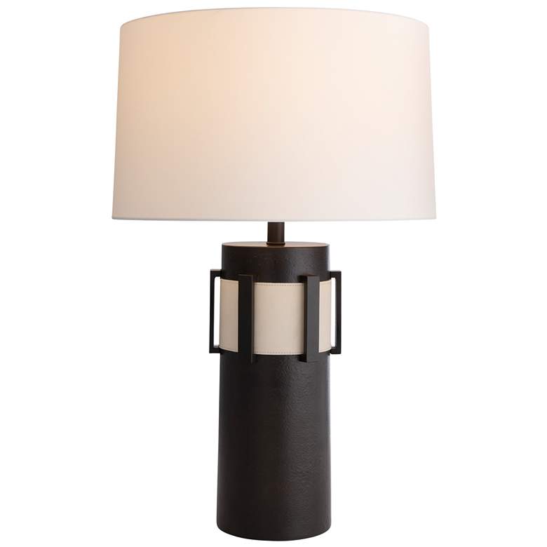 Image 1 Arteriors Folsom Aluminum Lamp Bronze