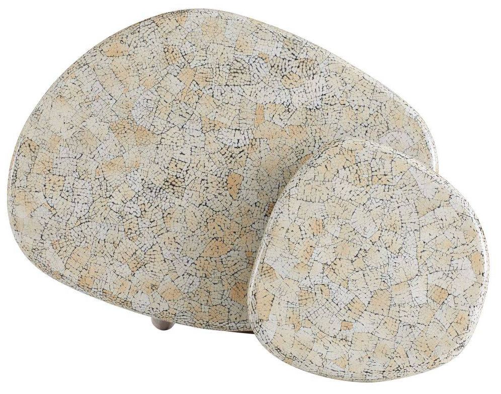 Arteriors  Forney Coffee Table Natural Eggshell