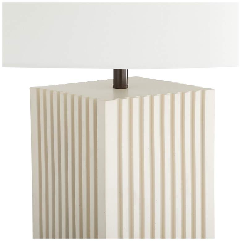 Image 5 Arteriors Fortunata Resin Floor Lamp Ivory more views