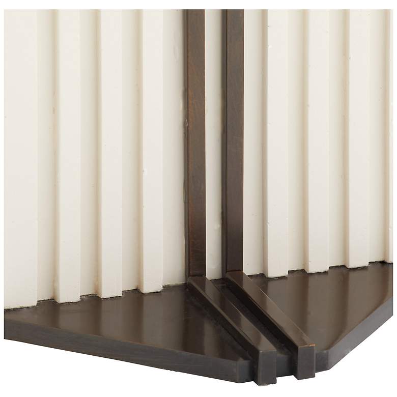 Image 7 Arteriors Fortunata Resin Floor Lamp Ivory more views