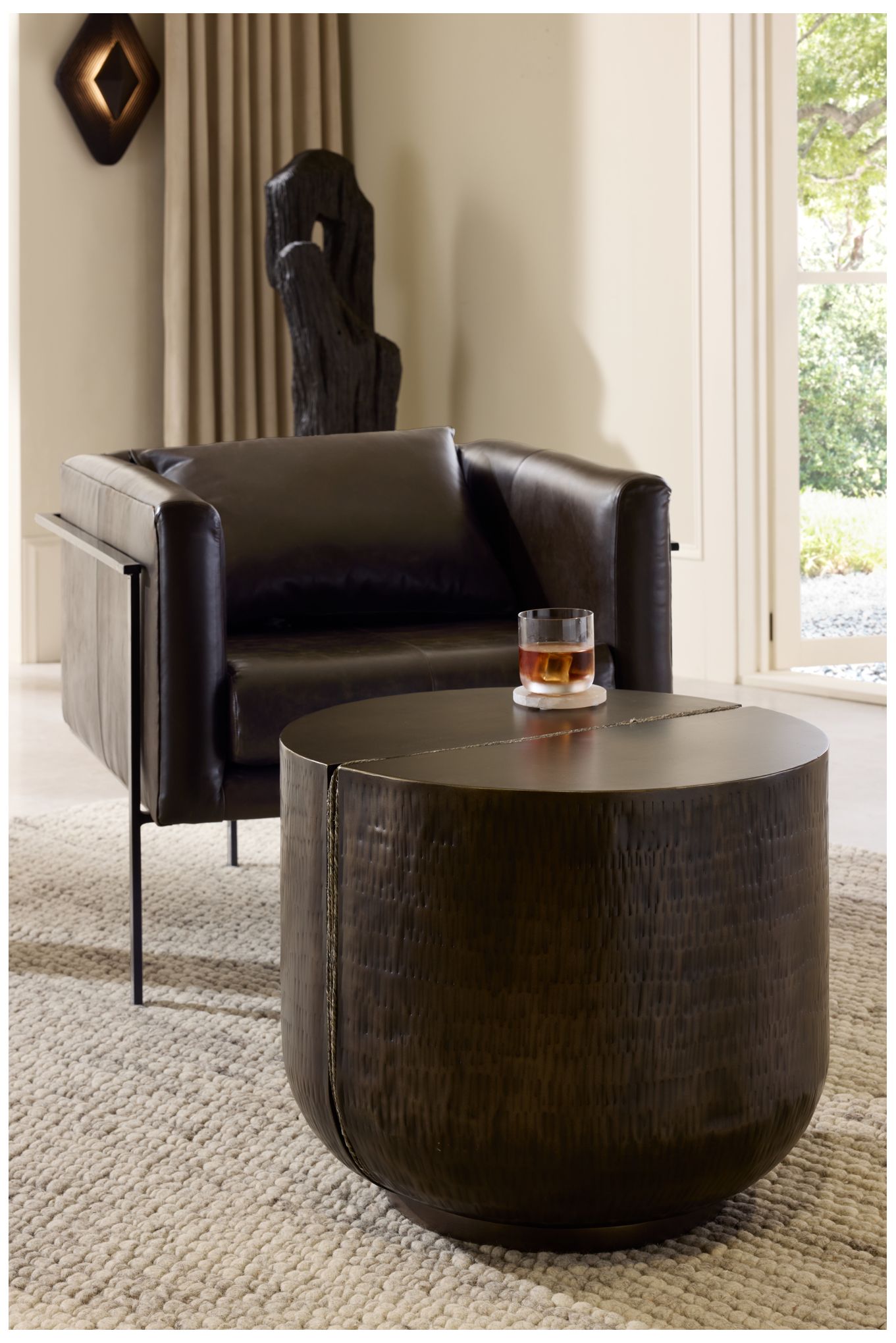 Image 6 Arteriors  Fosser End Table Antique Bronze more views