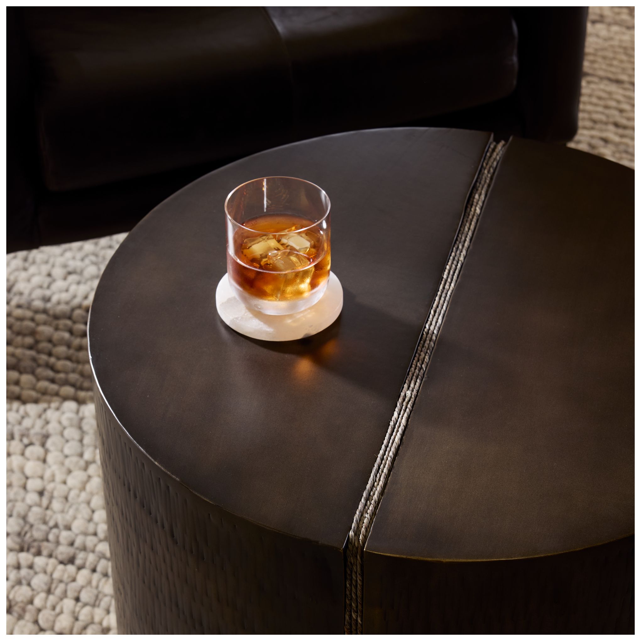 Image 7 Arteriors  Fosser End Table Antique Bronze more views