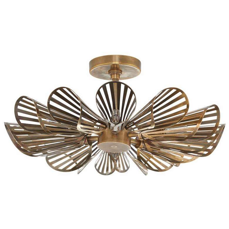 Image 3 Arteriors Francesca Flush Mount 20" Vintage Brass more views