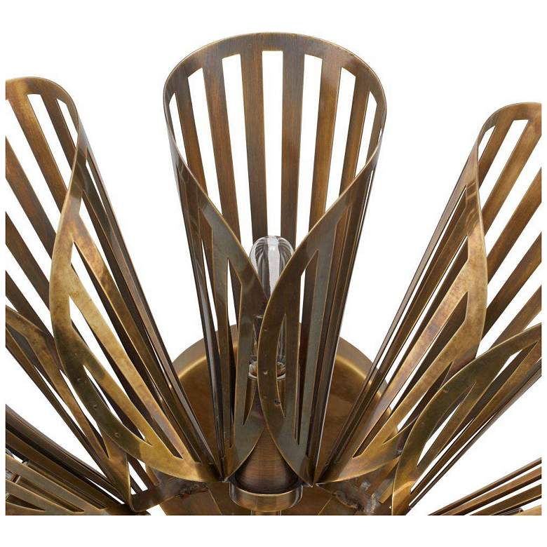 Image 5 Arteriors Francesca Flush Mount 20" Vintage Brass more views