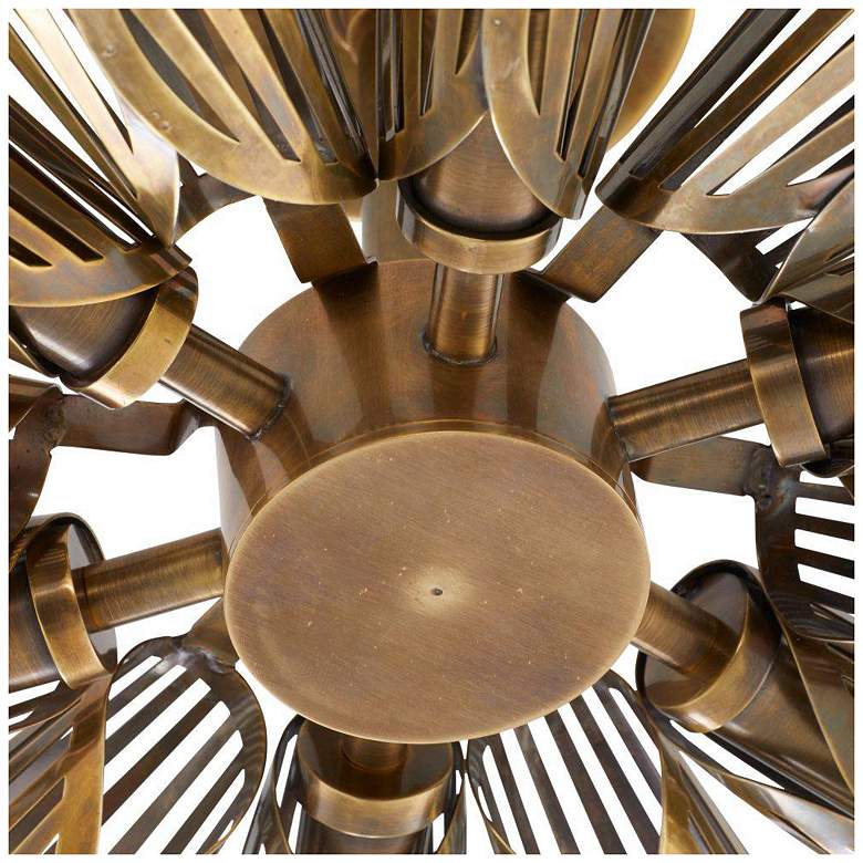 Image 6 Arteriors Francesca Flush Mount 20" Vintage Brass more views