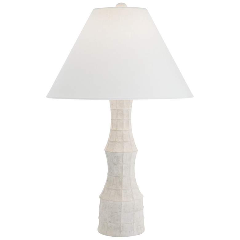 Image 1 Arteriors Francine Terracotta Lamp Egg Shell