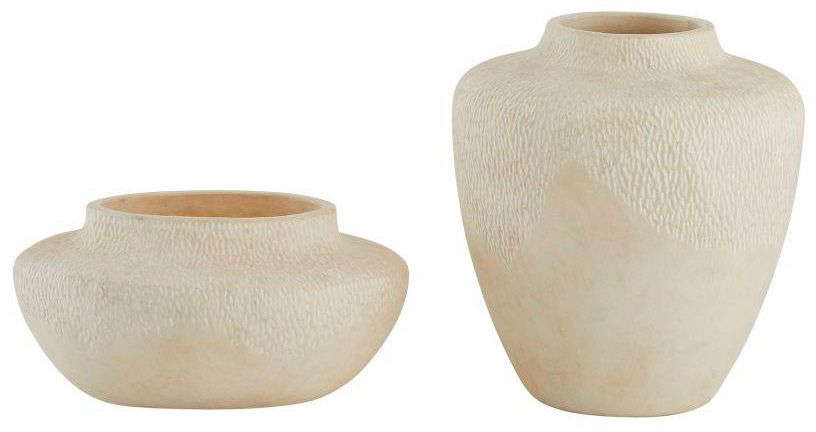 Image 3 Arteriors  Freeman Vases, Set of 2 Eggshell more views