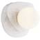 Arteriors  Freeney Sconce 10" Opal White