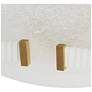 6_Arteriors  Fresno Sconce 12" Swirl White, Antique Brass more views