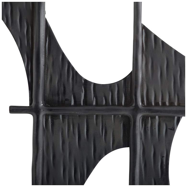Image 7 Arteriors Freya Wall Plaques Set of 3 Blackened Iron more views