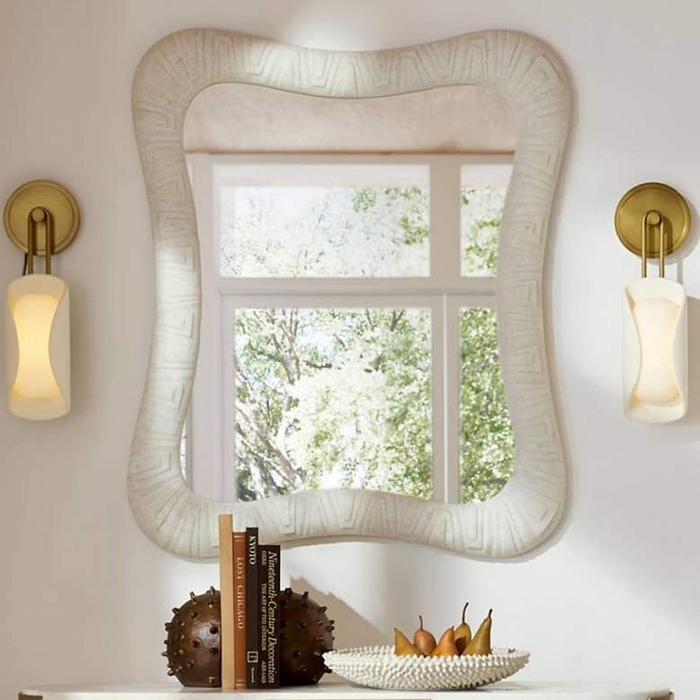 Image 1 Arteriors Fuller Mirror Ivory