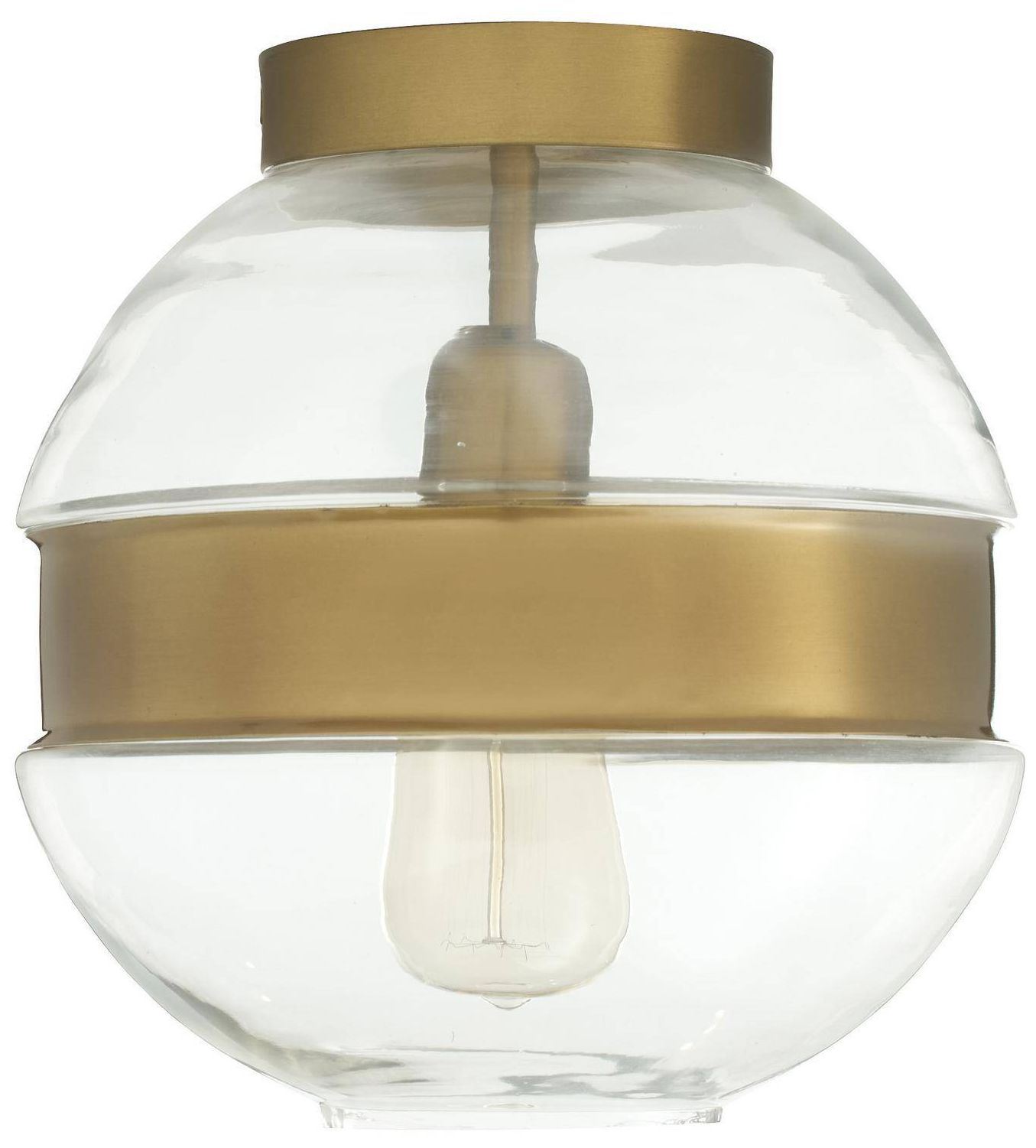 Image 3 Arteriors Garrison Small Flush Mount 11" Clear more views