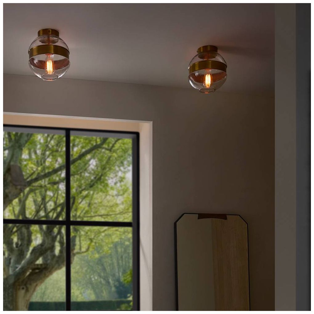 Arteriors Garrison Small Flush Mount 11" Clear