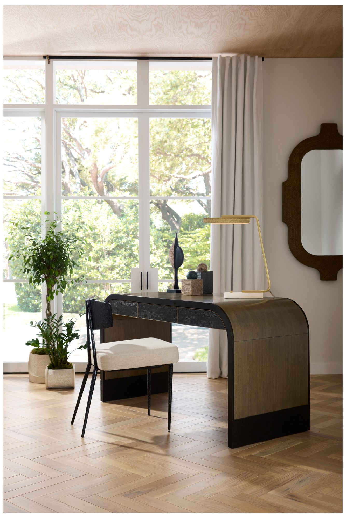 Arteriors Gaston Desk Chamois Gray