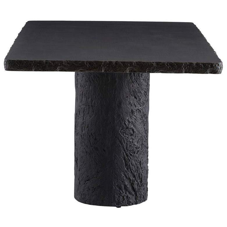 Image 2 Arteriors Gemini Outdoor Dining Table Matte Carbon more views