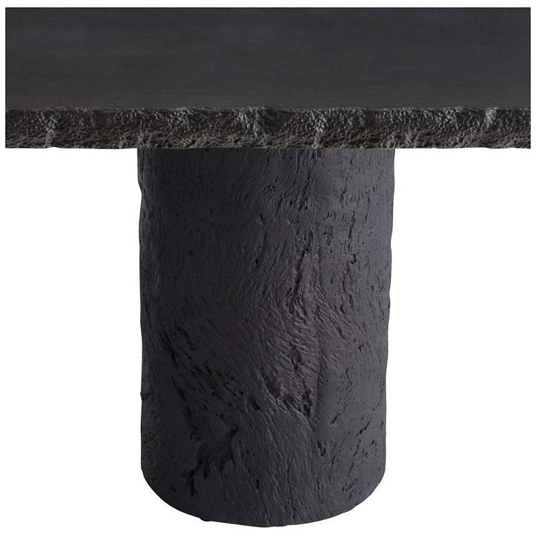 Image 3 Arteriors Gemini Outdoor Dining Table Matte Carbon more views