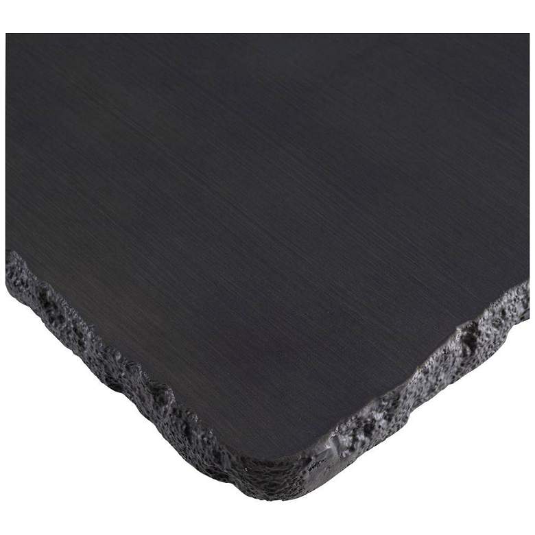 Image 7 Arteriors Gemini Outdoor Dining Table Matte Carbon more views