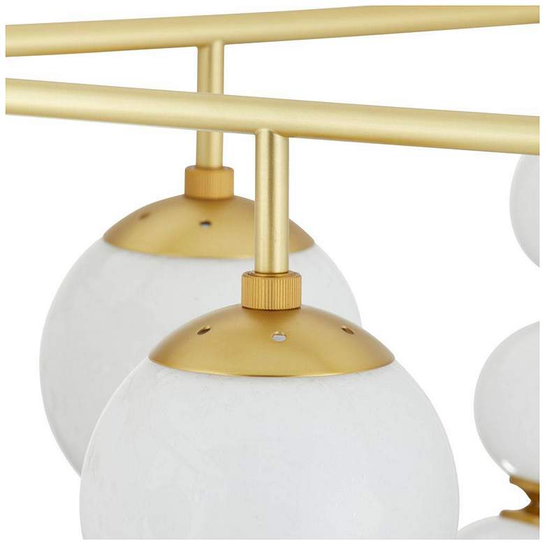 Image 6 Arteriors Genesis Chandelier 42" Opal Antique Brass more views