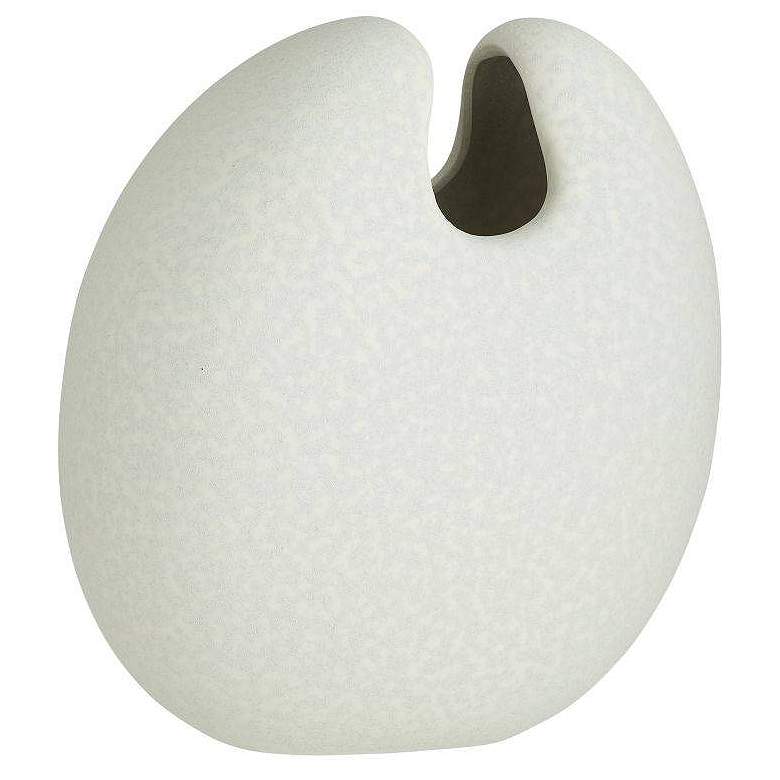 Image 1 Arteriors Genovia Vase White Mint Reactive
