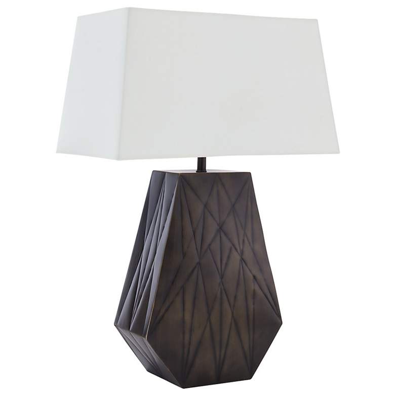 Image 3 Arteriors Gentry Iron Lamp Bronze more views