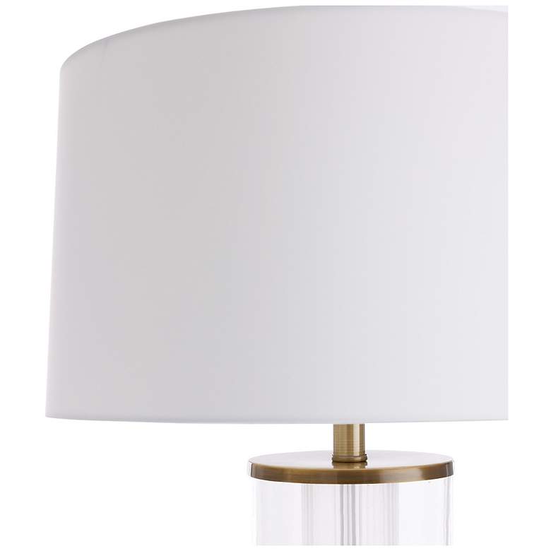 Image 4 Arteriors Gianna Glass Lamp Clear Etched more views