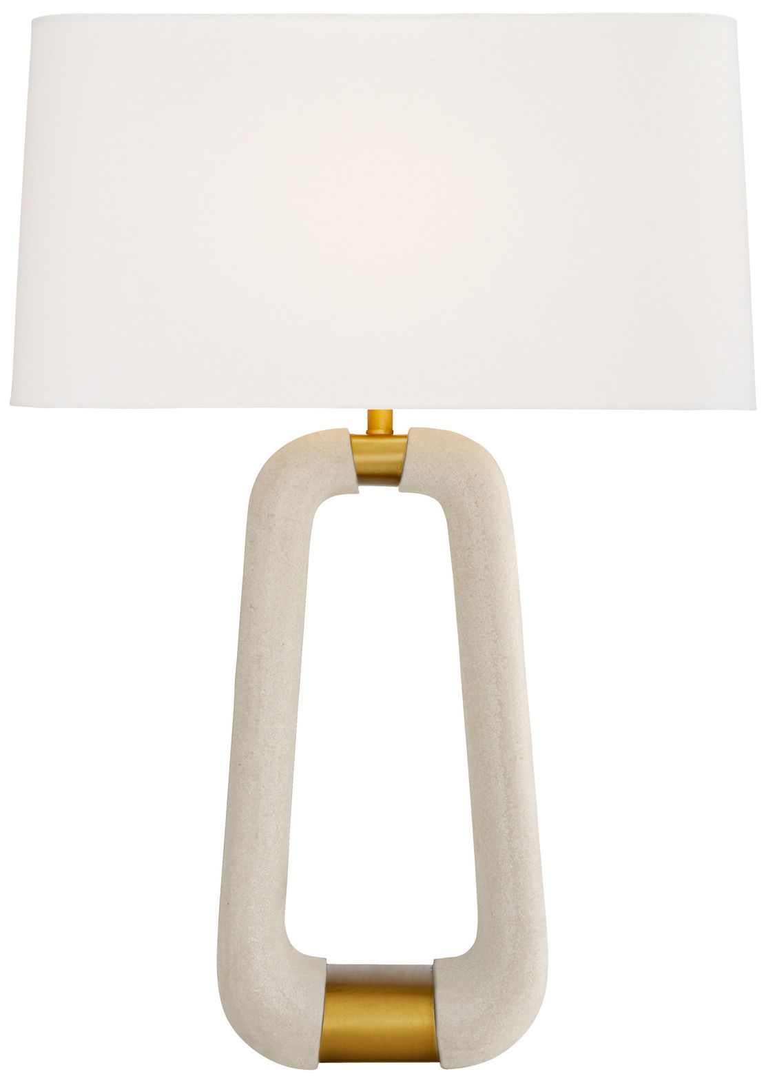 Image 3 Arteriors Gianni Ricestone Composite Lamp Ivory more views