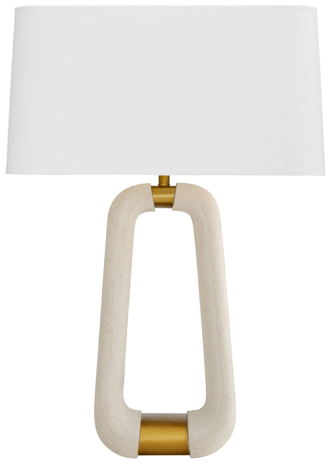 Image 4 Arteriors Gianni Ricestone Composite Lamp Ivory more views