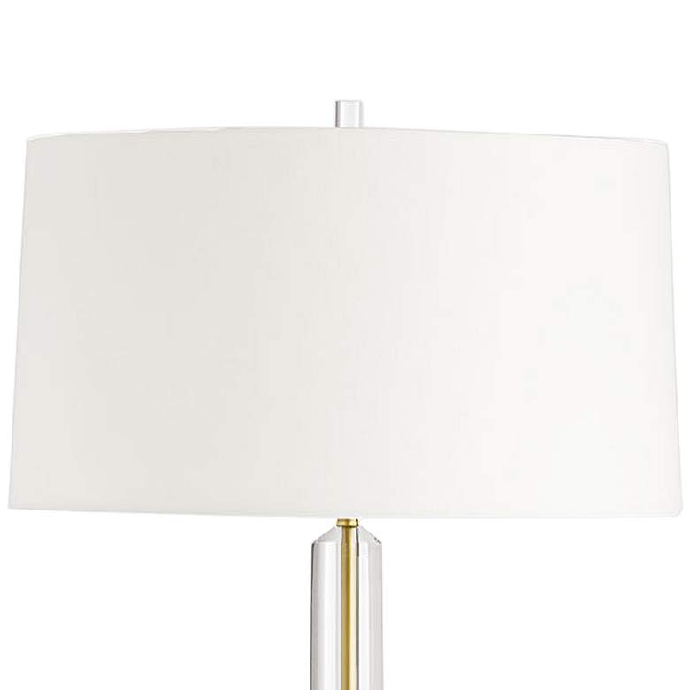 Image 3 Arteriors Gio Floor Lamp Clear Crystal more views