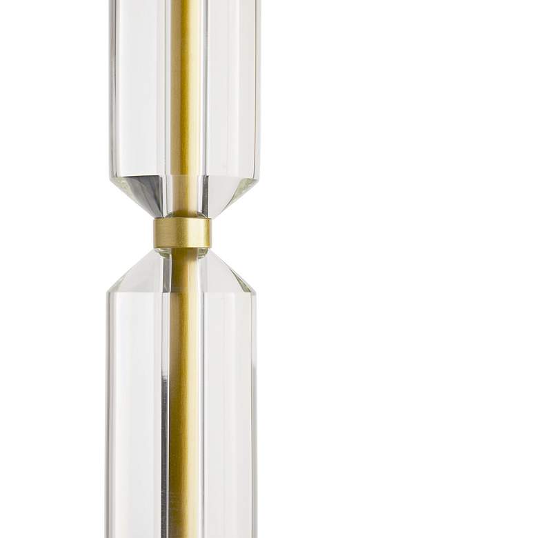 Image 6 Arteriors Gio Floor Lamp Clear Crystal more views