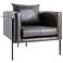 Arteriors Giroud Lounge Chair Ore Leather