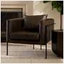 1_Arteriors Giroud Lounge Chair Ore Leather