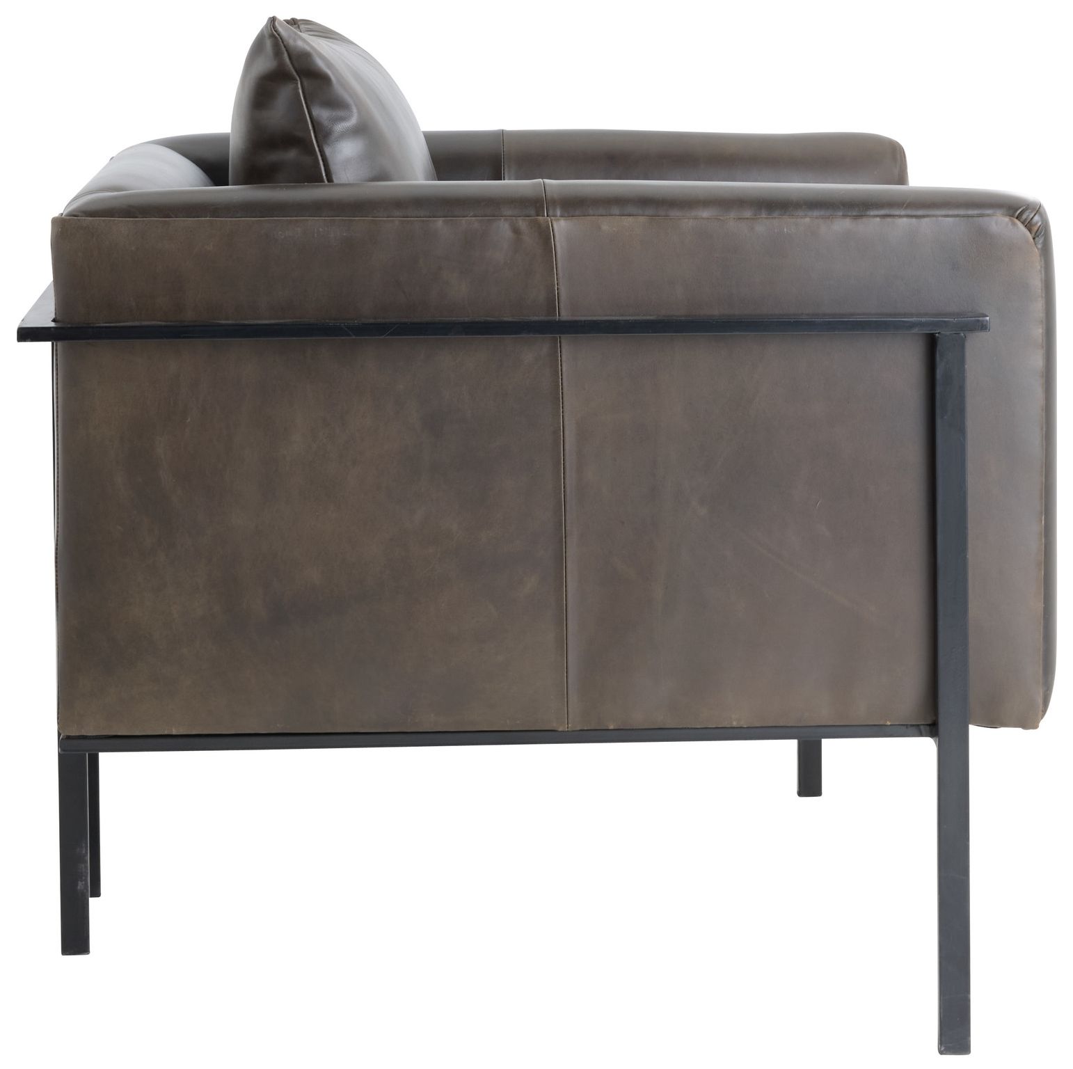 Image 4 Arteriors Giroud Lounge Chair Ore Leather more views