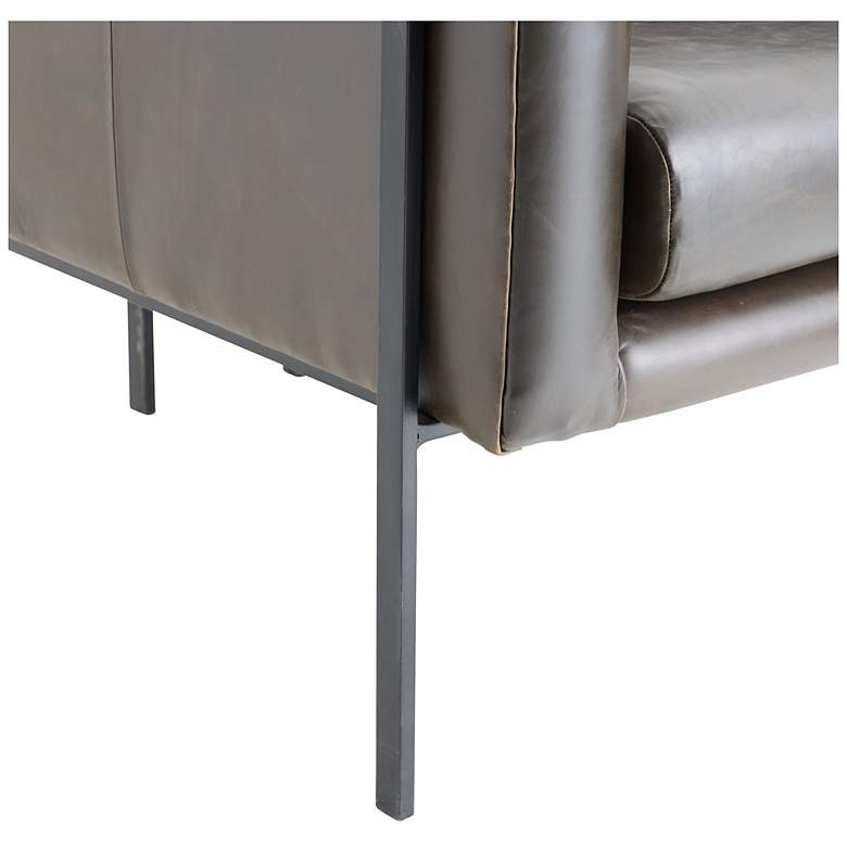Image 7 Arteriors Giroud Lounge Chair Ore Leather more views
