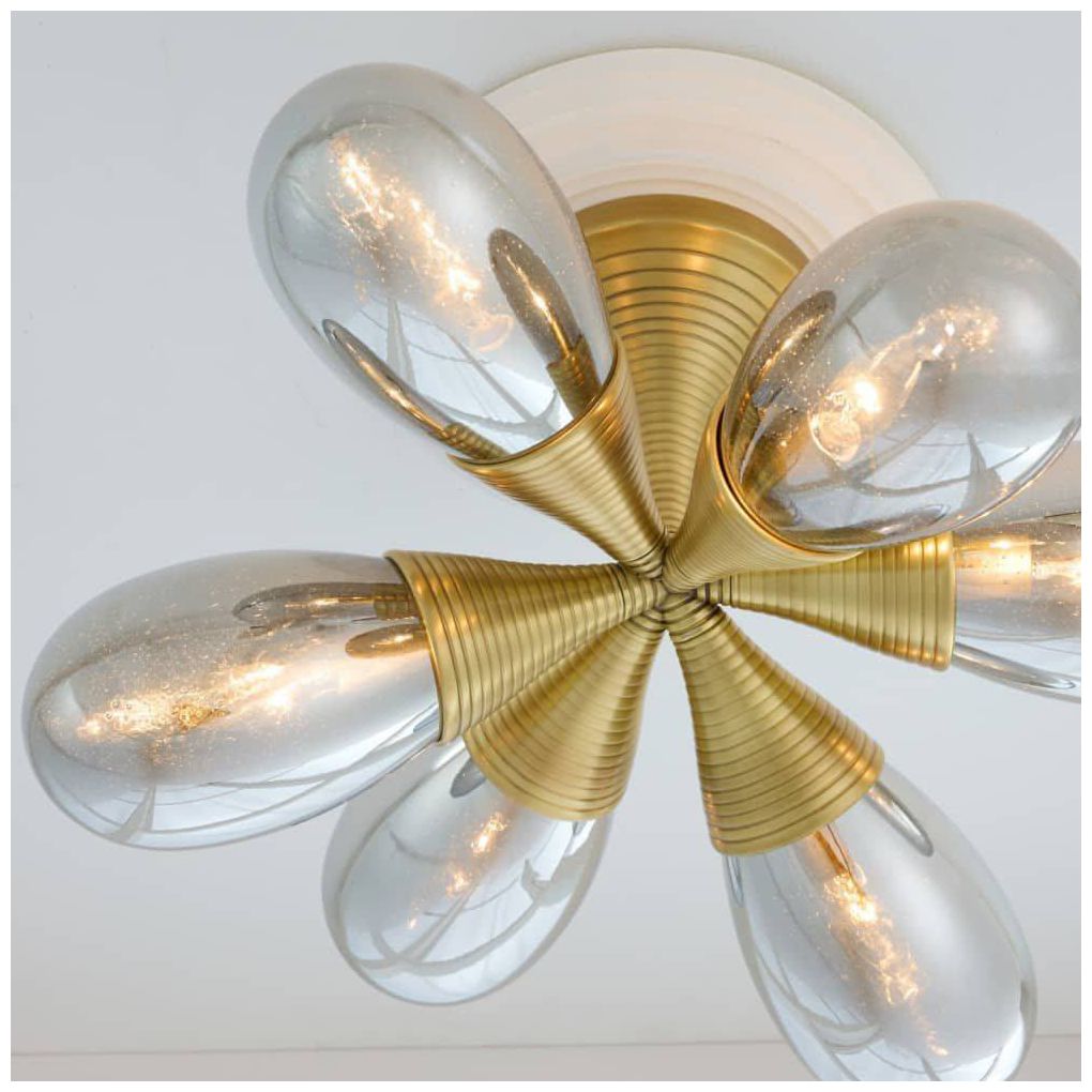 Arteriors  Giselle Flush Mount 24" Smoke Luster