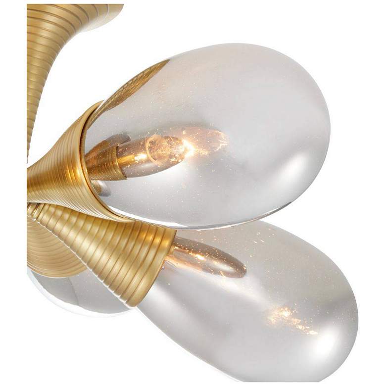 Image 6 Arteriors  Giselle Flush Mount 24" Smoke Luster more views