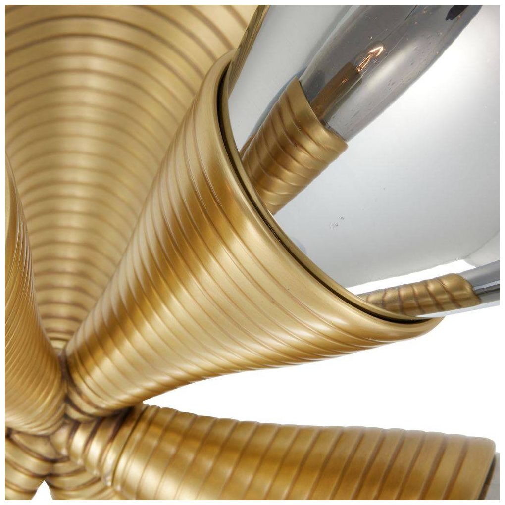 Arteriors  Giselle Flush Mount 24" Smoke Luster