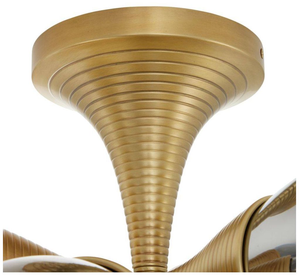 Arteriors  Giselle Flush Mount 24" Smoke Luster