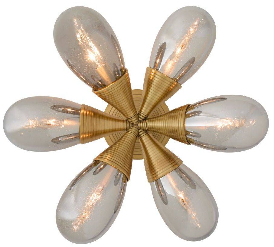 Arteriors  Giselle Flush Mount 24" Smoke Luster