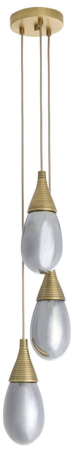 Image 2 Arteriors Giselle Multi Port Chandelier 10" Smoke Luster more views
