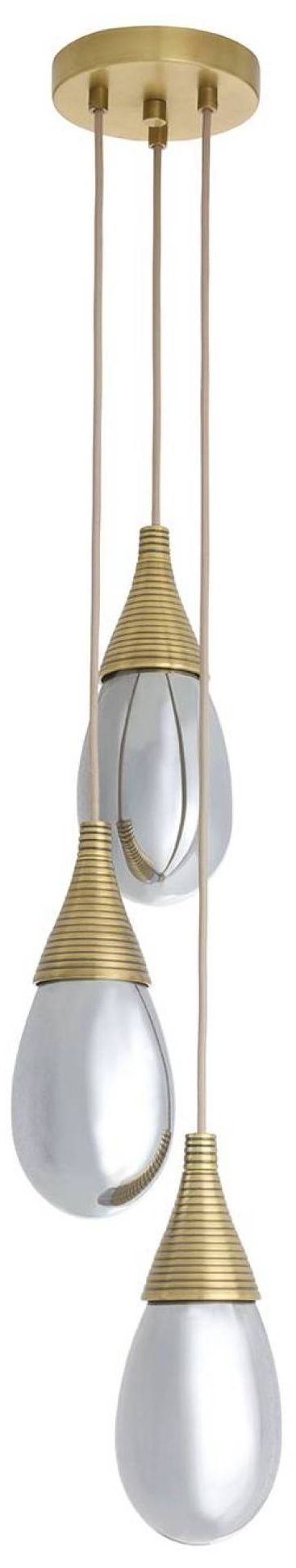 Image 4 Arteriors Giselle Multi Port Chandelier 10" Smoke Luster more views