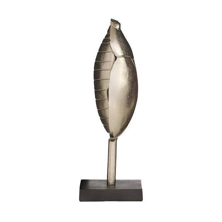 Image 3 Arteriors Gita Brass Sculpture Vintage Silver more views