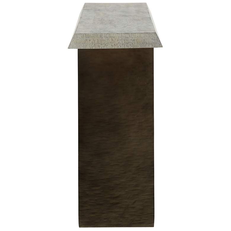Image 4 Arteriors Gladstone Console Carbon more views